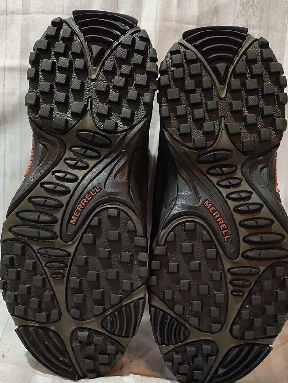 Merrell Women's Olive Green and Black Slip-On Trail Sneakers - Picture 7 of 7